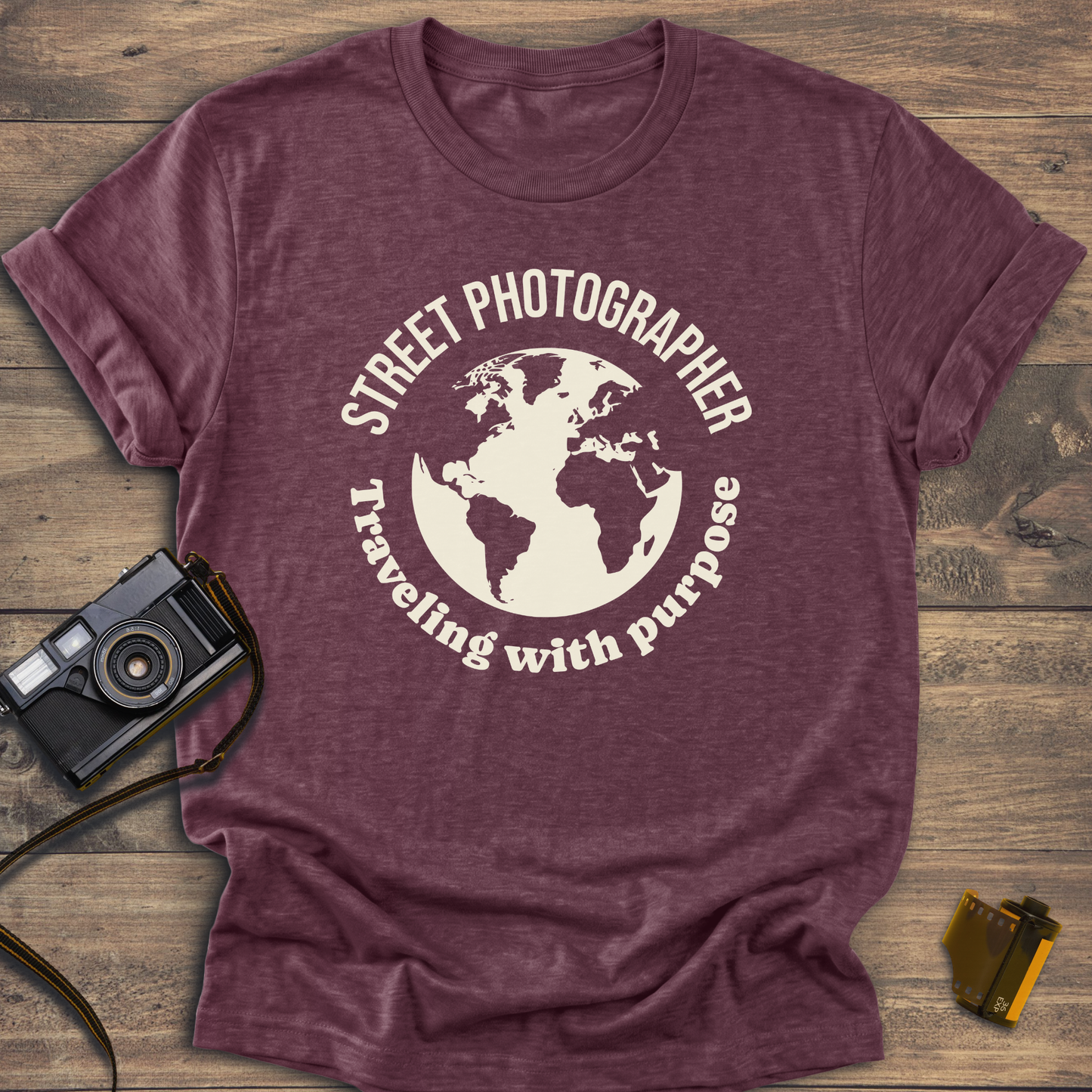 Street Photographer - Traveling With Purpose T-Shirt
