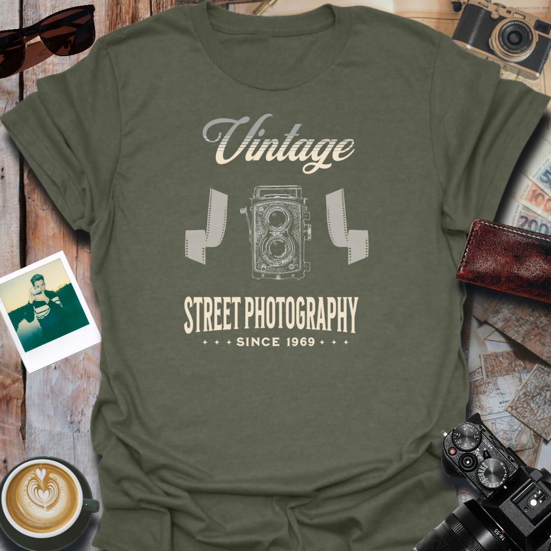 Vintage Street Photography T-Shirt