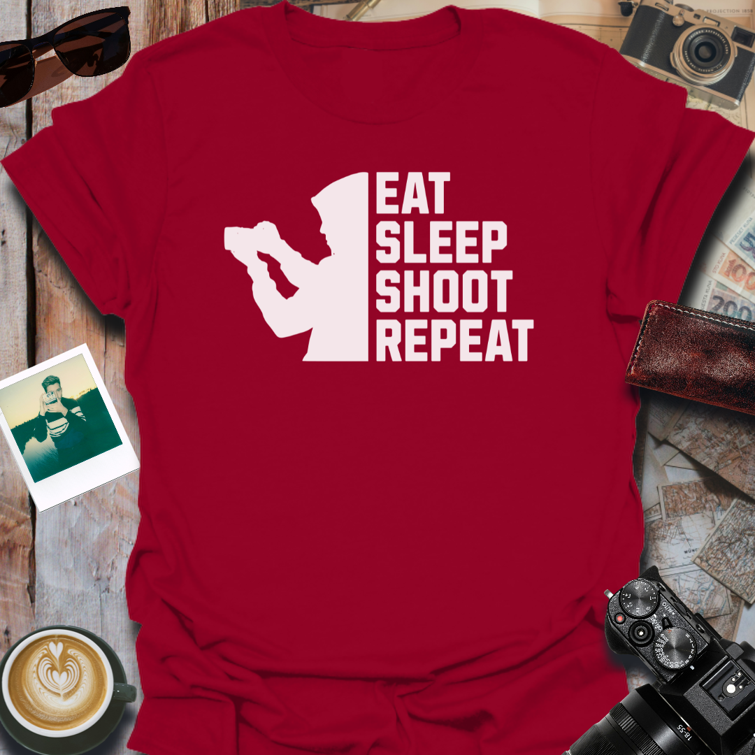 Eat Sleep Shoot Repeat T-Shirt