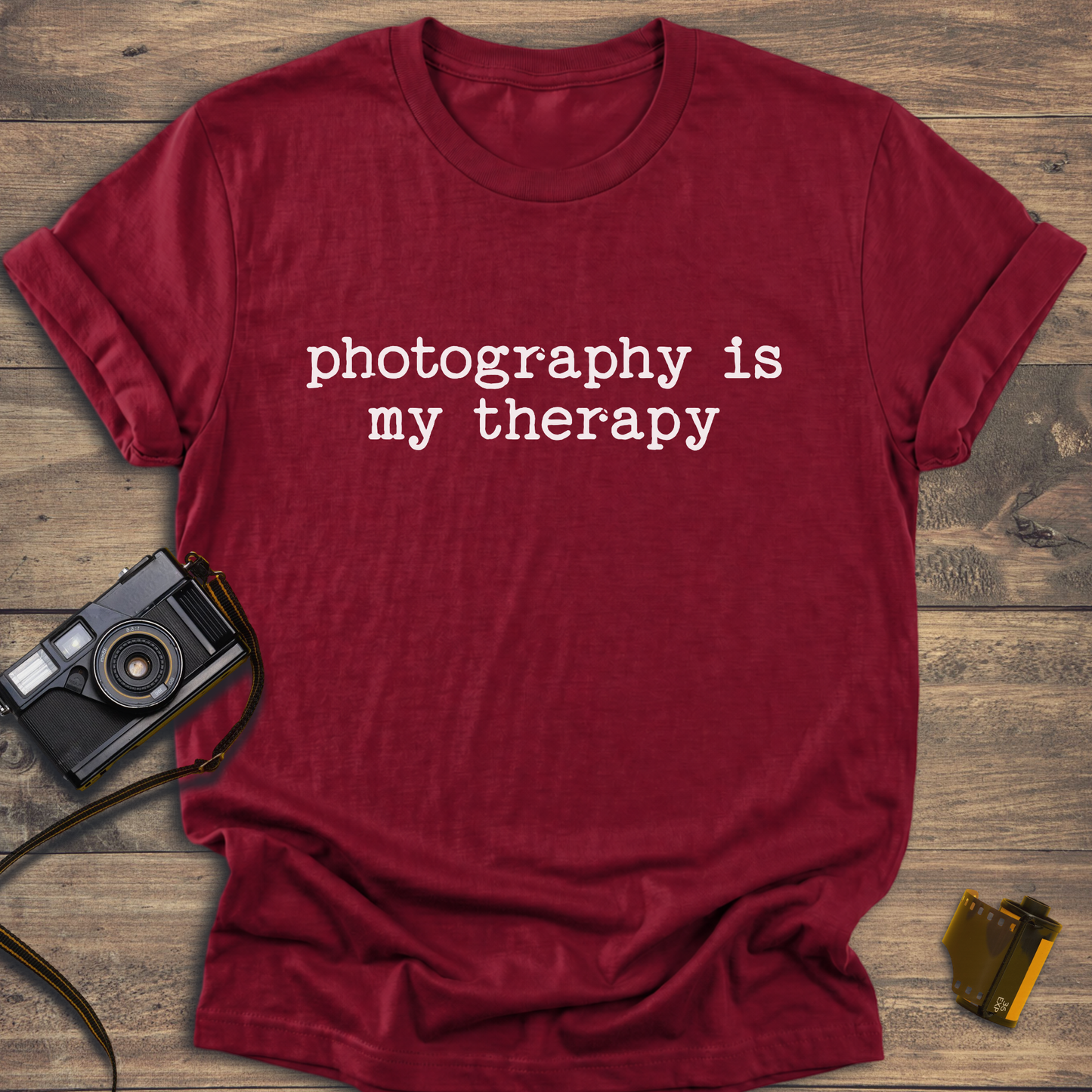 Photography Is My Therapy T-Shirt