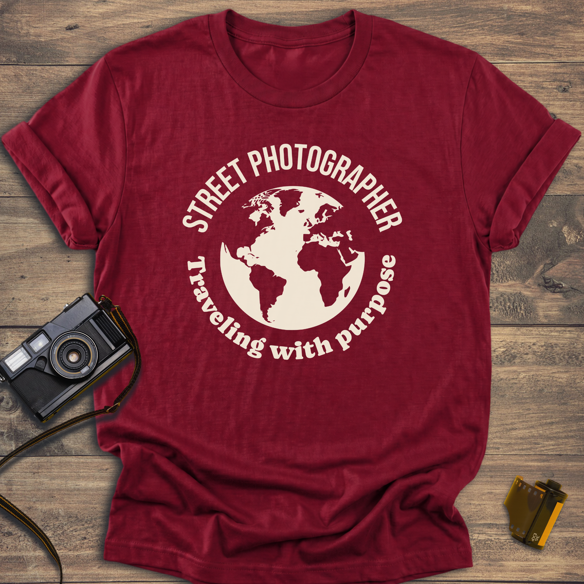 Street Photographer - Traveling With Purpose T-Shirt
