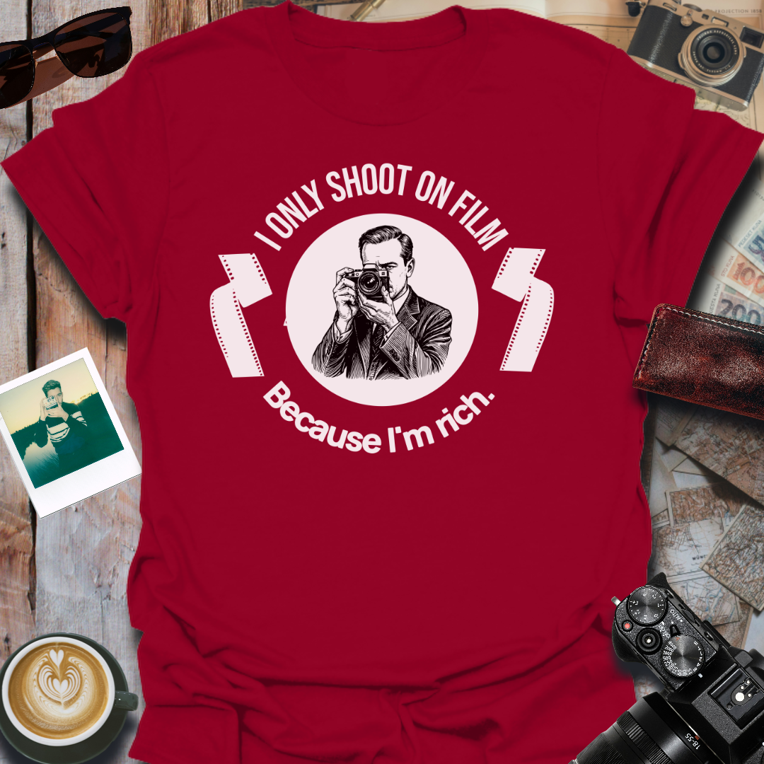 I Only Shoot On Film T-Shirt