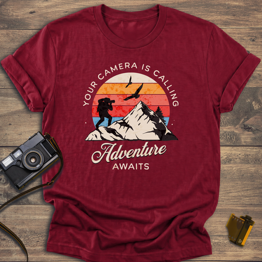 Your Camera Is Calling Adventure Awaits T-Shirt