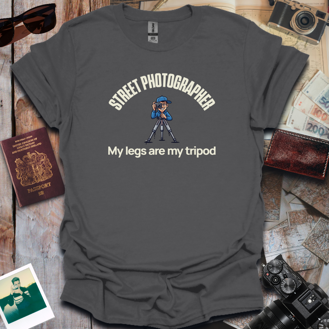 Street Photographer My Legs Are My Tripod