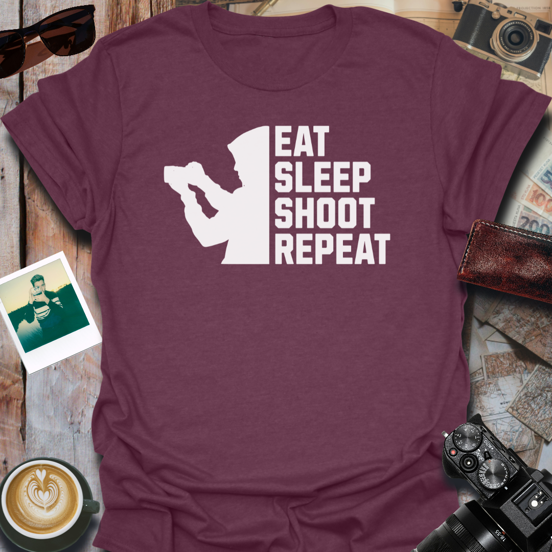Eat Sleep Shoot Repeat T-Shirt