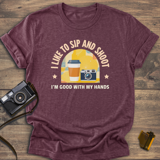 I Like To Sip and Shoot T-Shirt
