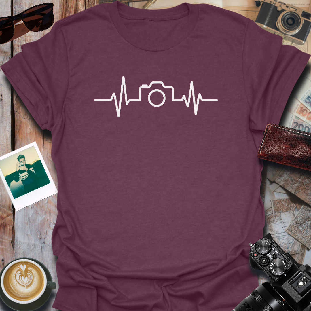 Camera Heartbeat T-Shirt