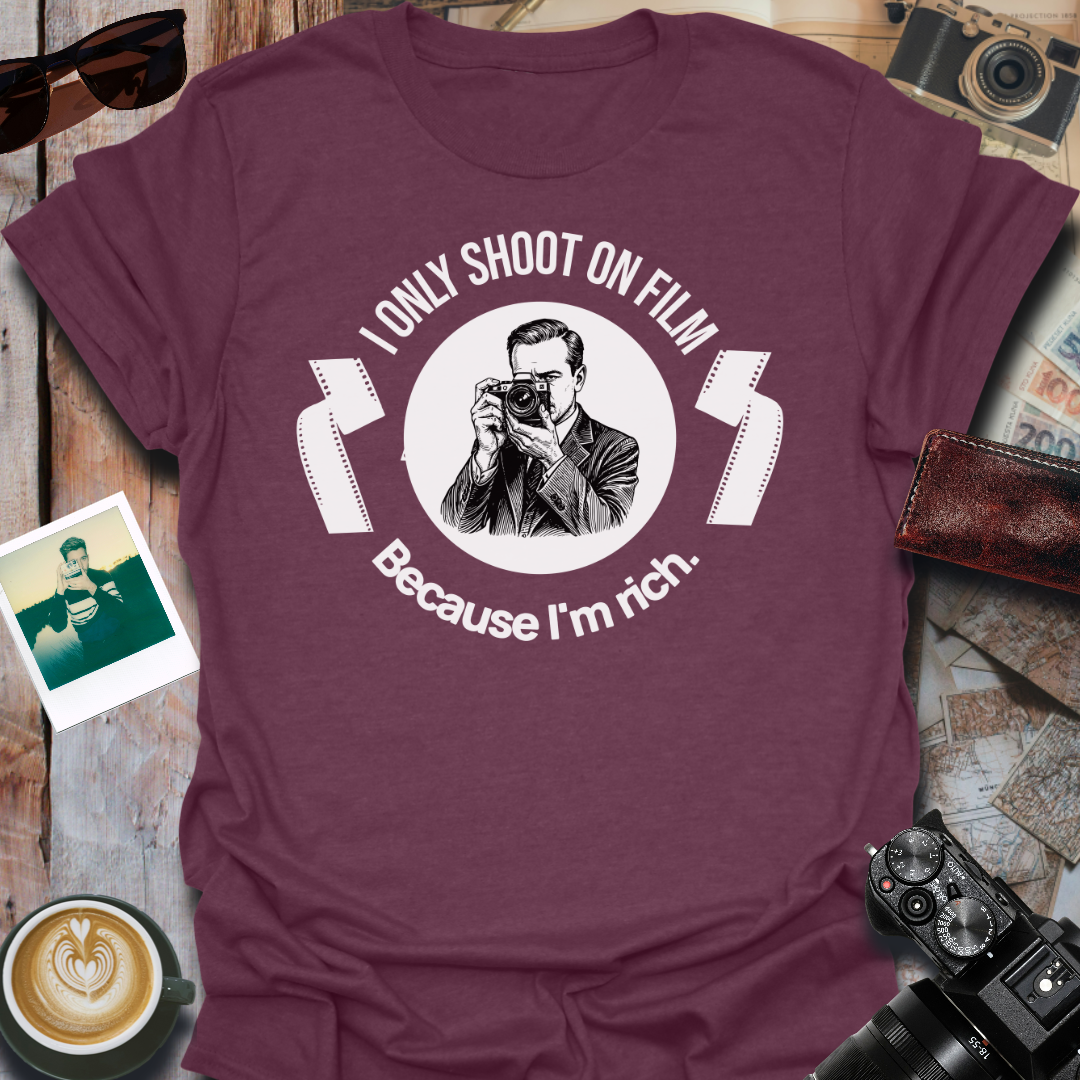 I Only Shoot On Film T-Shirt
