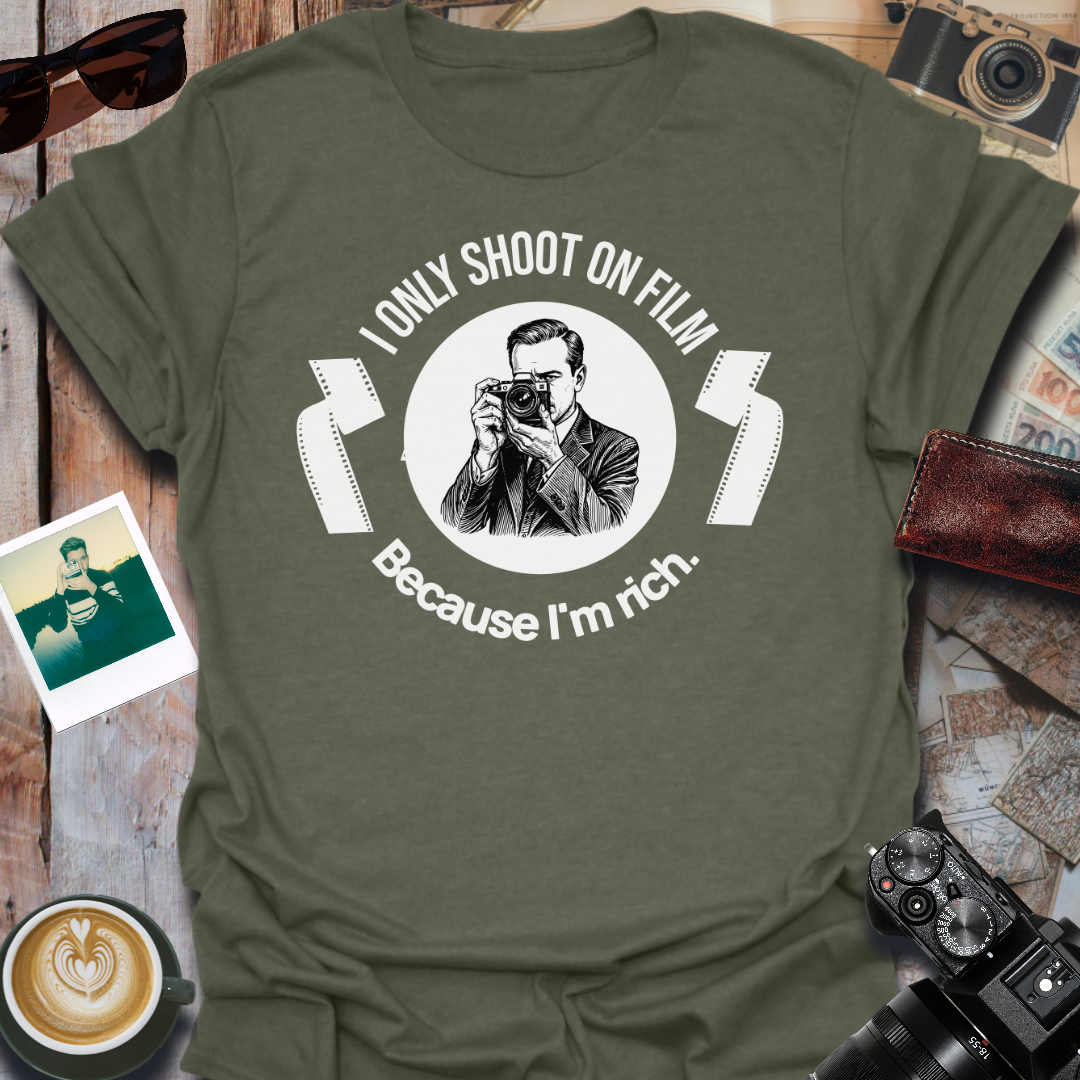 I Only Shoot On Film T-Shirt