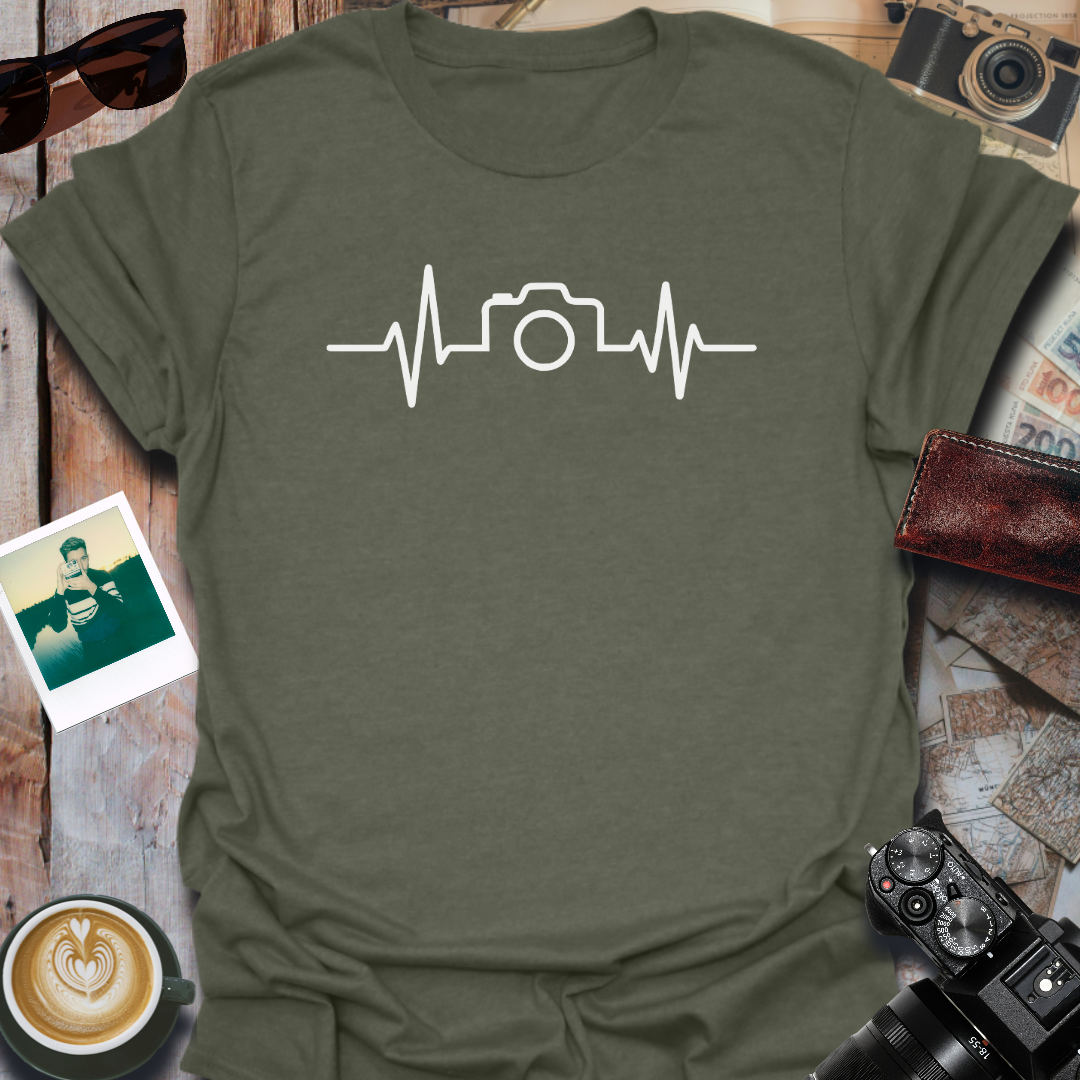 Camera Heartbeat T-Shirt