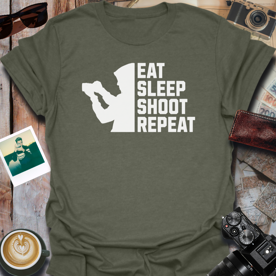 Eat Sleep Shoot Repeat T-Shirt
