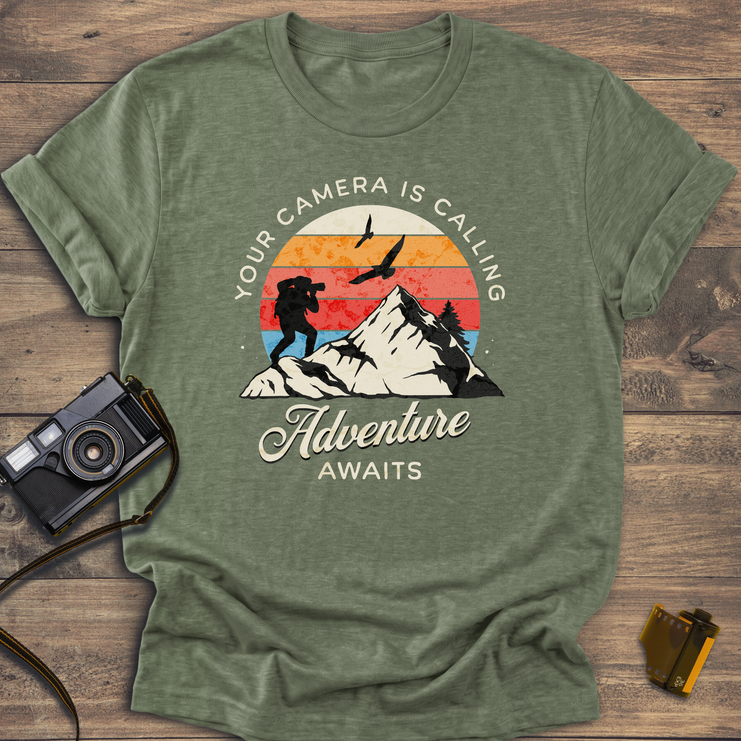 Your Camera Is Calling Adventure Awaits T-Shirt