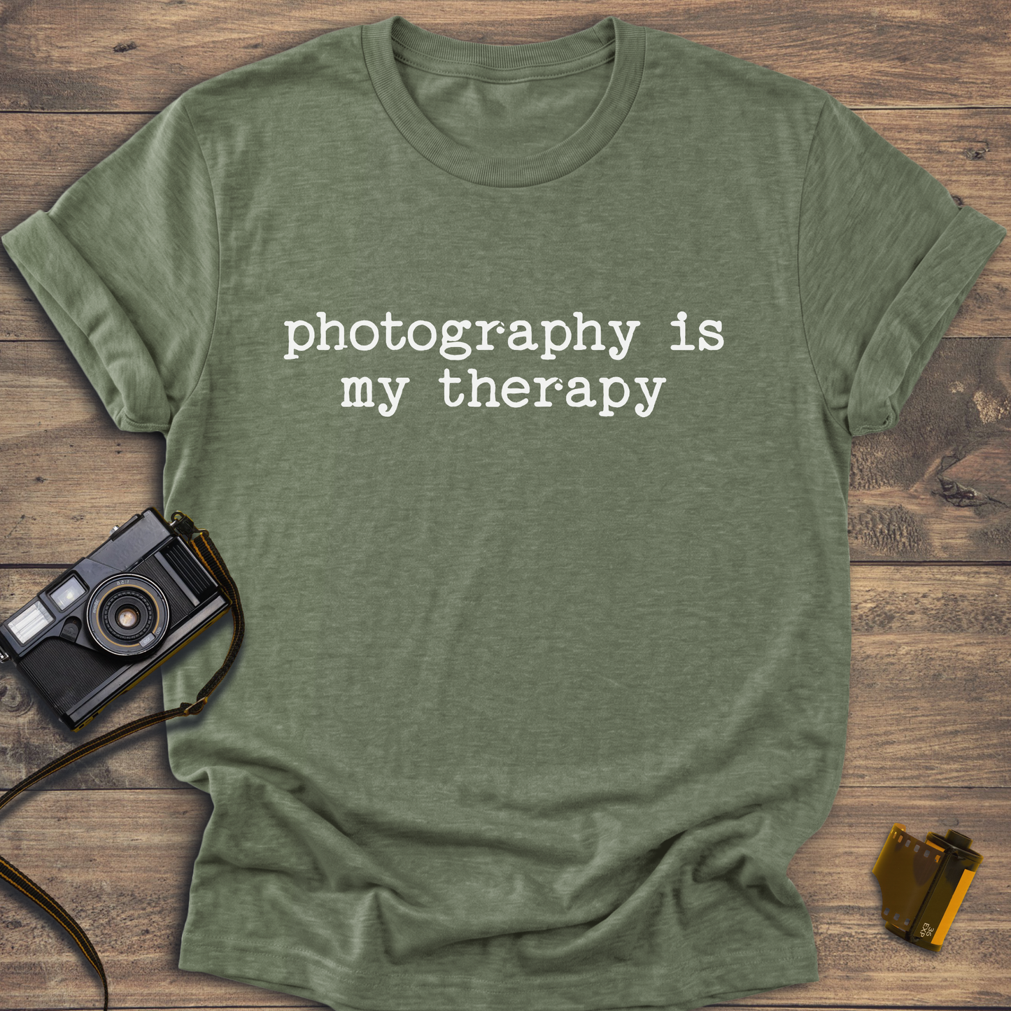 Photography Is My Therapy T-Shirt