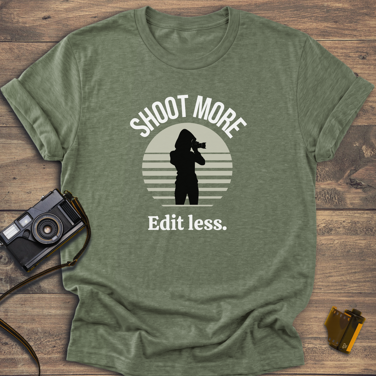 Shoot More Edit Less T-Shirt