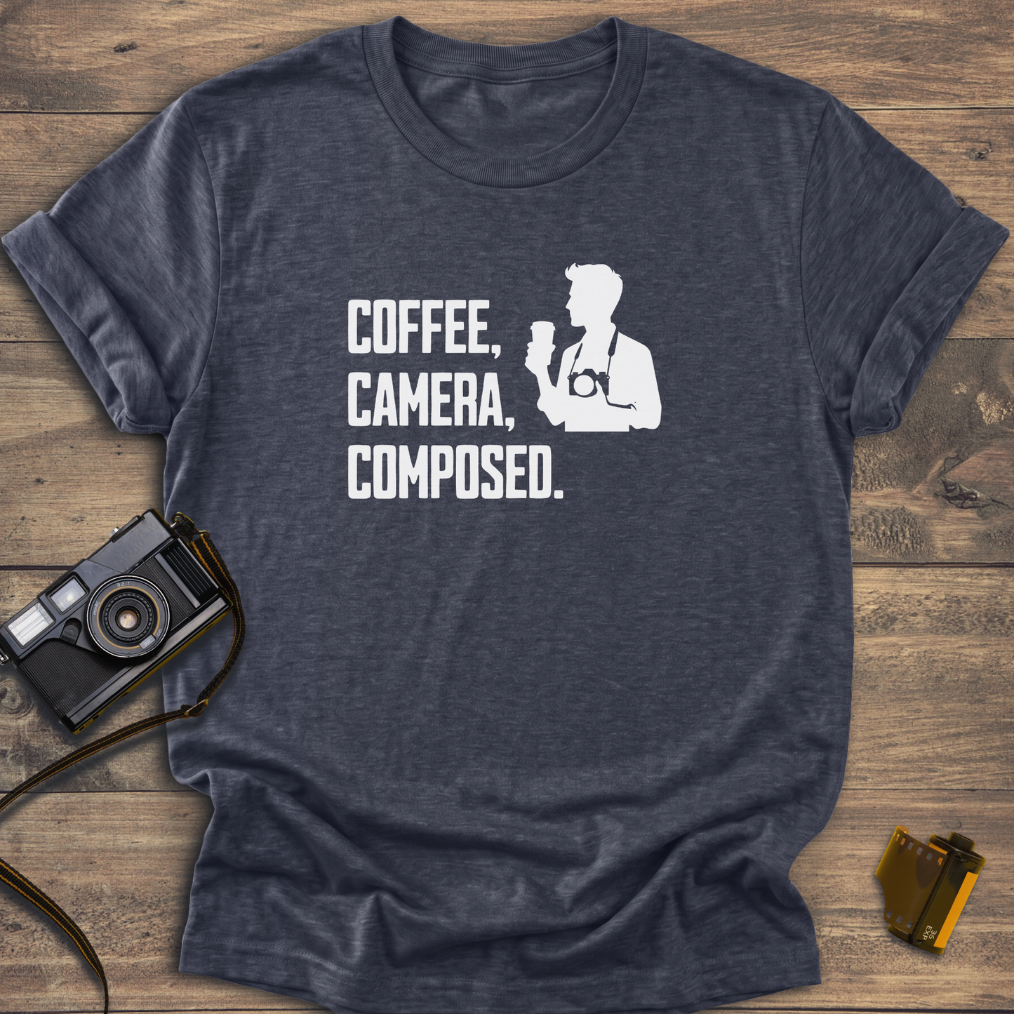 Coffee Camera Composed T-Shirt