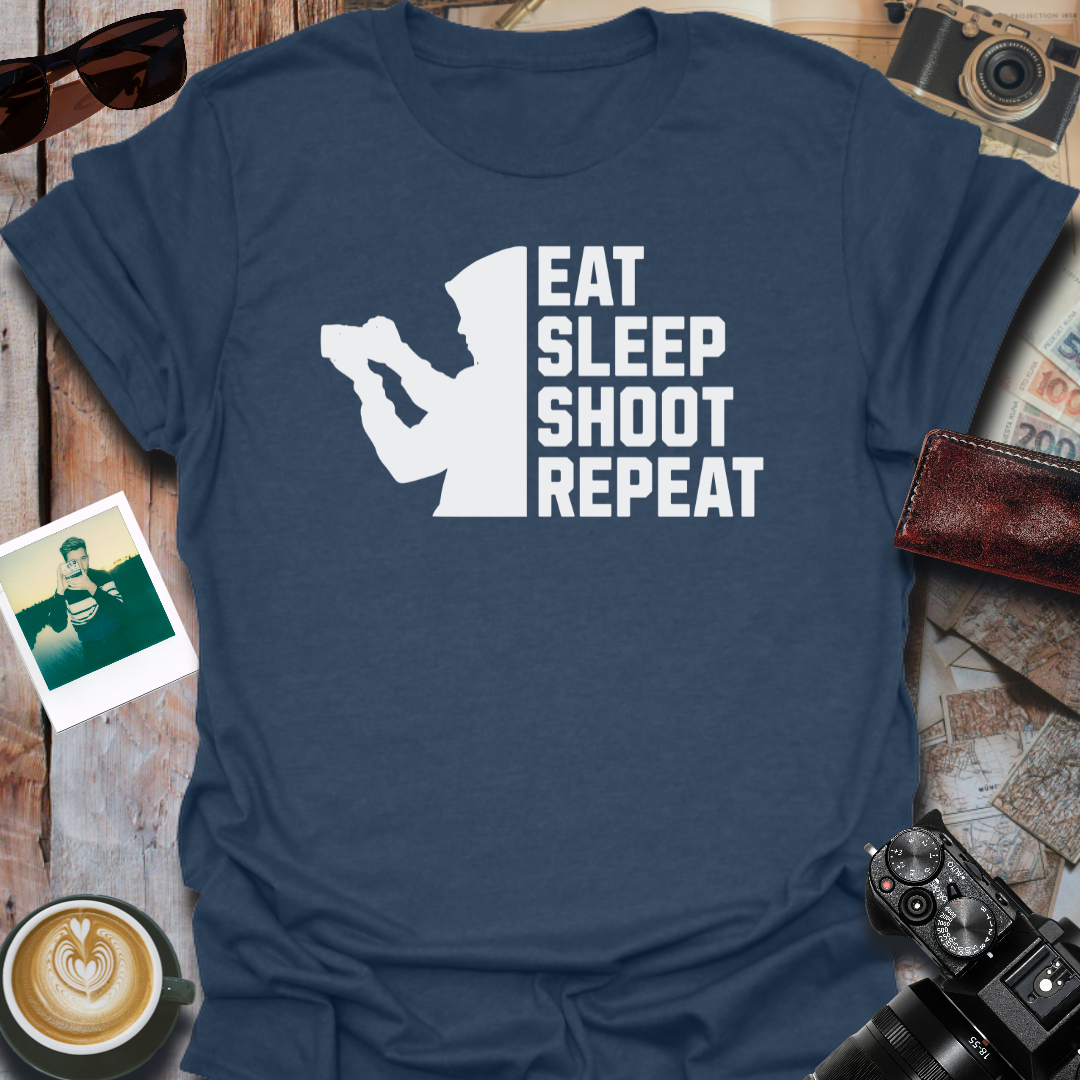 Eat Sleep Shoot Repeat T-Shirt