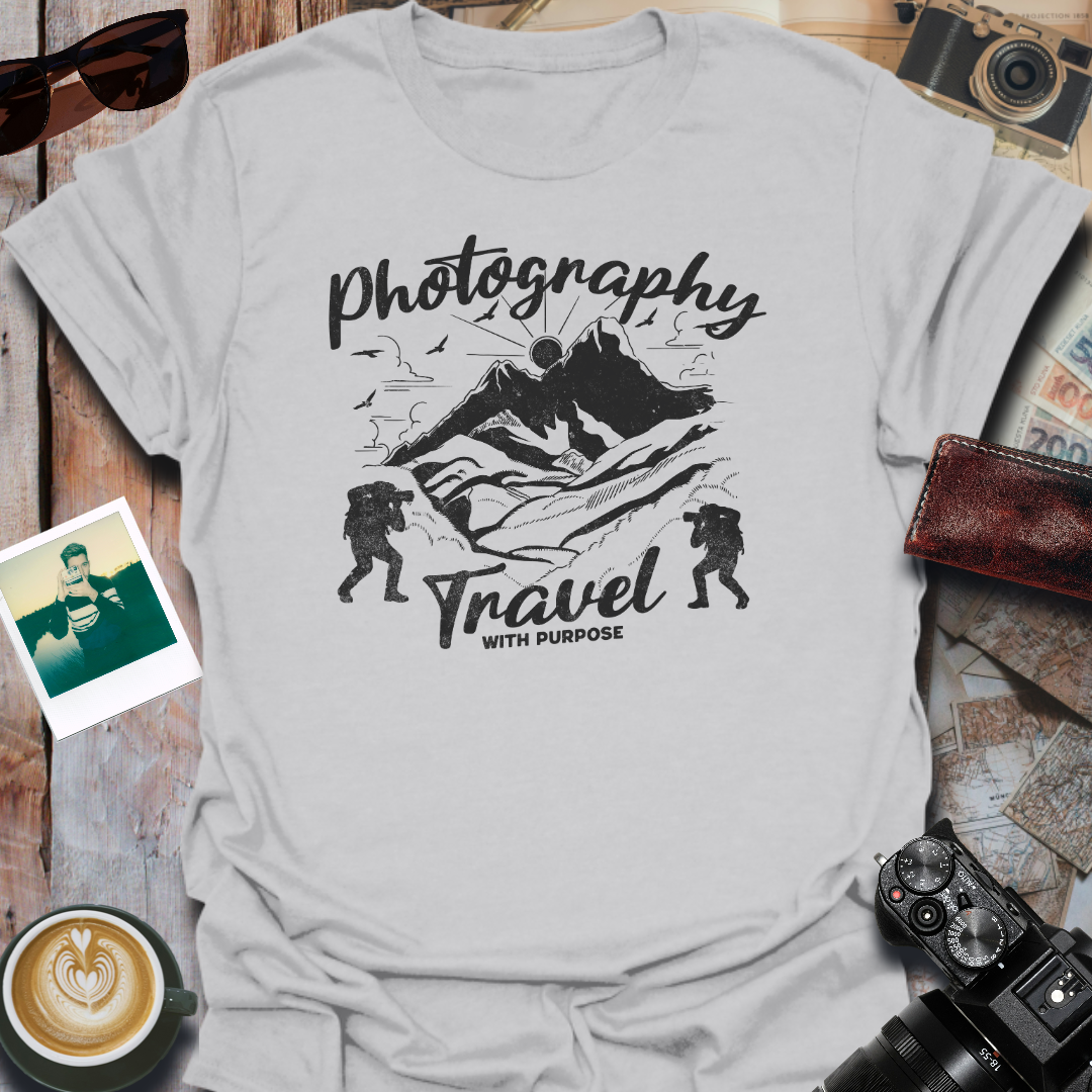 Photography Travel With Purpose T-Shirt