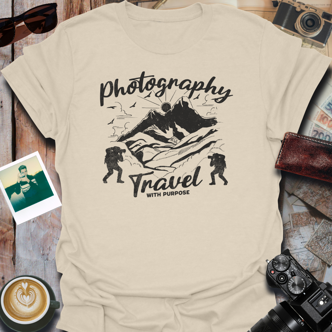 Photography Travel With Purpose T-Shirt
