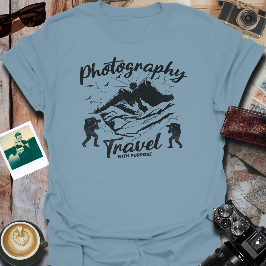 Photography Travel With Purpose T-Shirt
