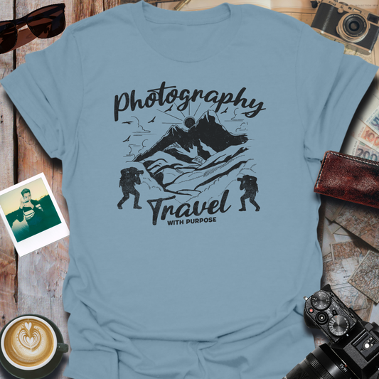 Photography Travel With Purpose T-Shirt