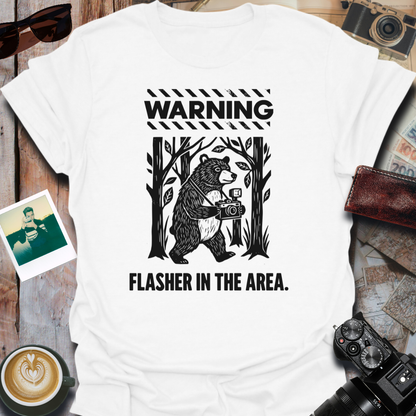 Warning Flasher in the Area T-Shirt